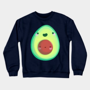 Super Cute Avocado - Kawaii Avocado Crewneck Sweatshirt